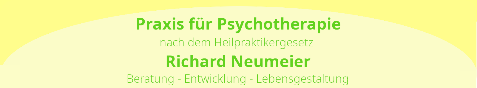 Psychotherapeutische Praxis Richard Neumeier
